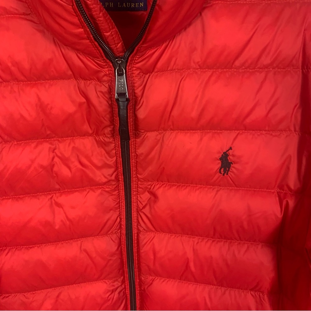 Polo by Ralph Lauren Lightweight Packable Down Pony Logo Zip Up Jacket - Picture 6 of 16